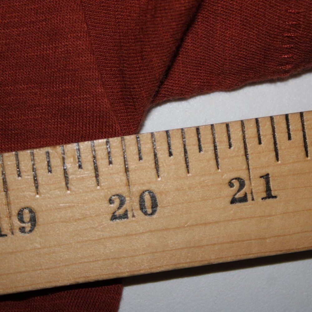 Shyanne Sz M Rust Brown Tan Just Add Whiskey Graphic Hi Lo 100% Cotton Top - Picture 13 of 13